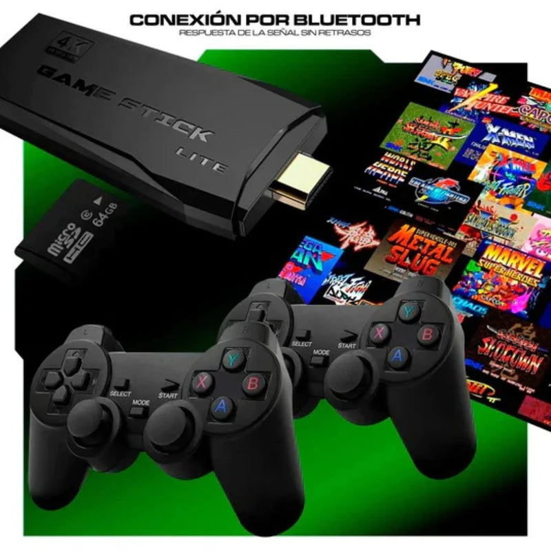 Consola de Juegos Inalámbrica Retro Stick| 10000+ Juegos Clásicos 🎮✨